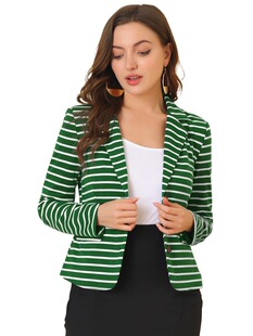F 70325 Casual Solid Color Blazer Jacket ��ɫ���e���b