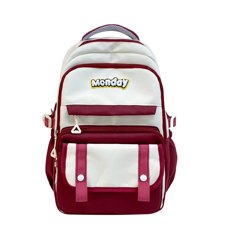 Mochila al por mayor para estudiantes de secundaria coreanos retro mochila de gran capacidad japonesa simple mochila Mori