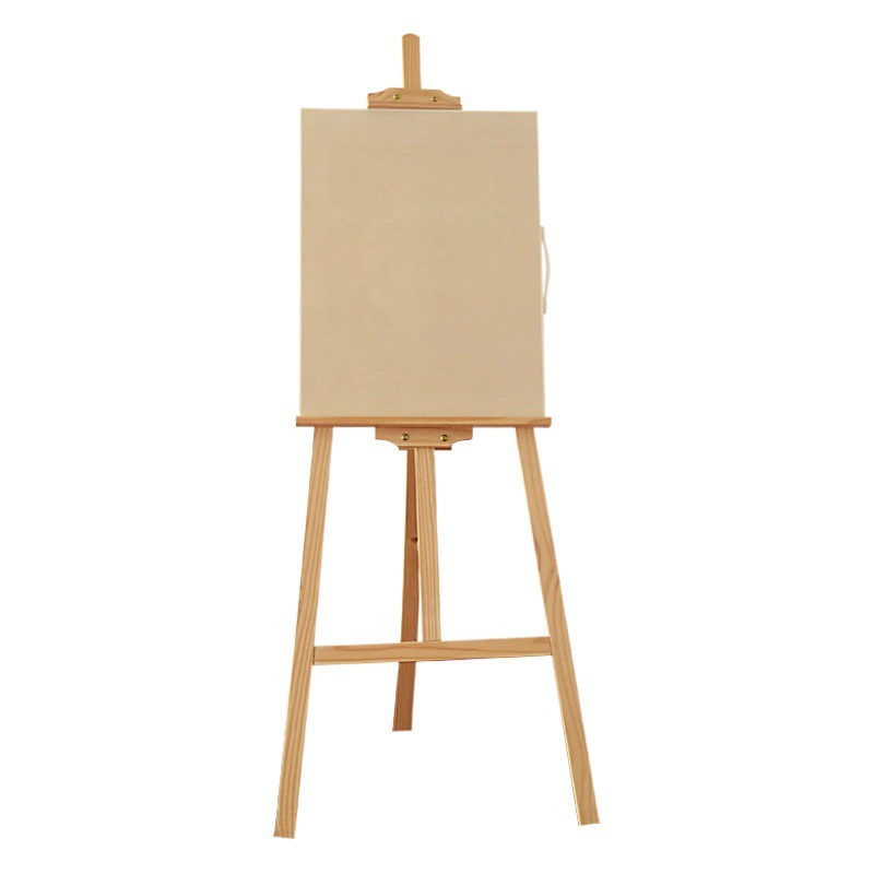1,5 Бежевый Сосновый Мольберт Искусство Деревянный Эскиз Панельная Рамка Масло Мольберт Эскиз Деревянный Дисплей Твердой Древесины Картина Маслом