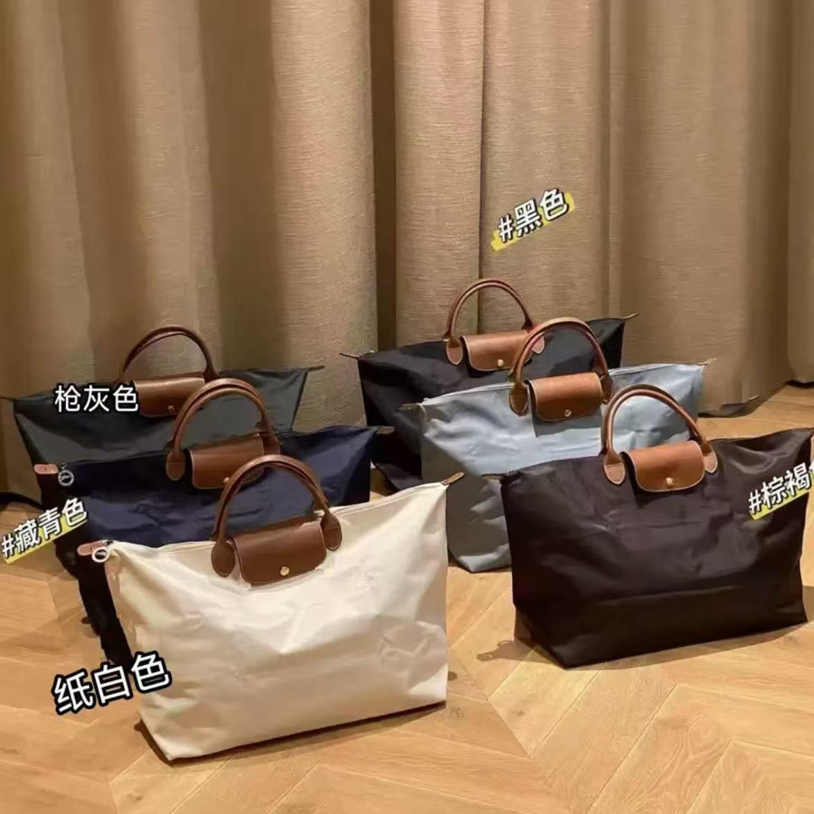 .法龙骧包经典旅行包饺子包电脑包短途出差轻便商务行李包真皮包