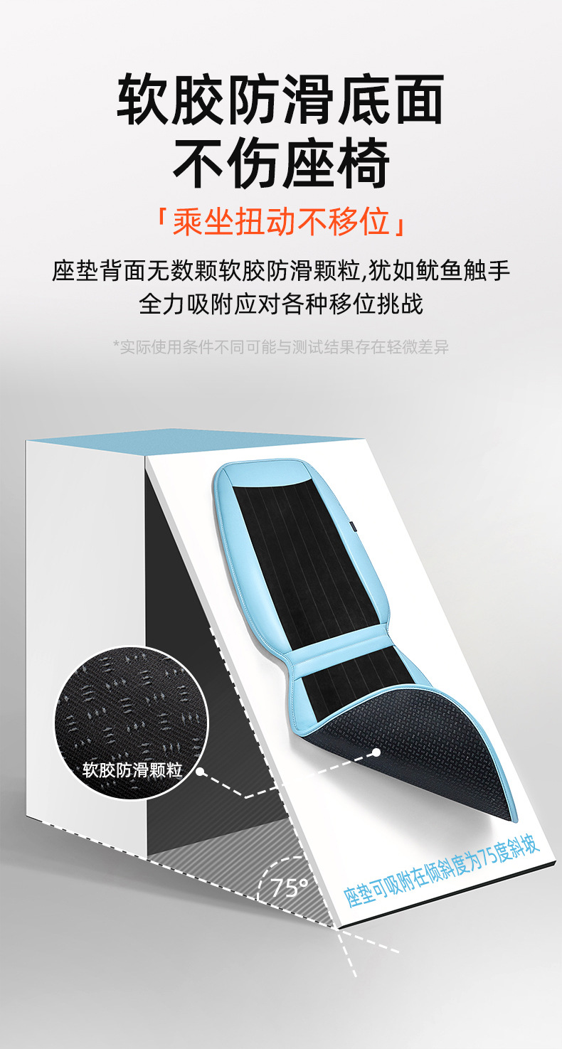 Graphene car heating cushion winter plush 12V electric heating cushion car plush electric heating monolithic cushion
