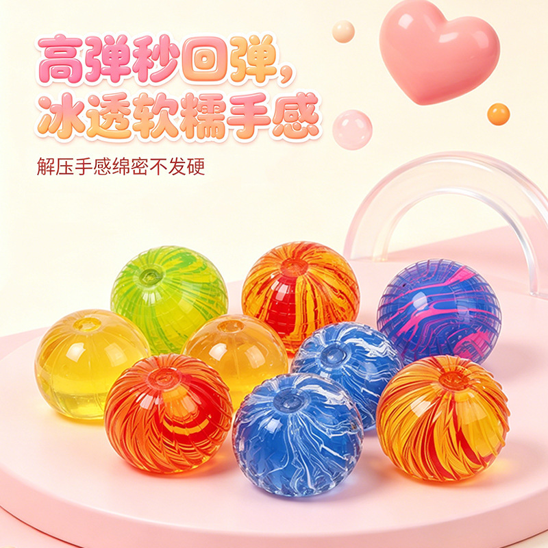 Gradient grid squeeze ball for adults to relieve stress, creative fluid stress-relief toy for children, slow-rebound hand squeeze toy Gradient grid squeeze ball for adults to relieve stress, creative fluid stress-relief toy for children, slow-rebound hand squeeze toy