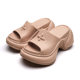 2025 New Style Cruciferous Thick Slippers Women's Summer Outer Wear Sandals Thick Sole EVA Slippers Home Non-slip