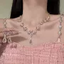 晚宴气质满钻重工锁骨链