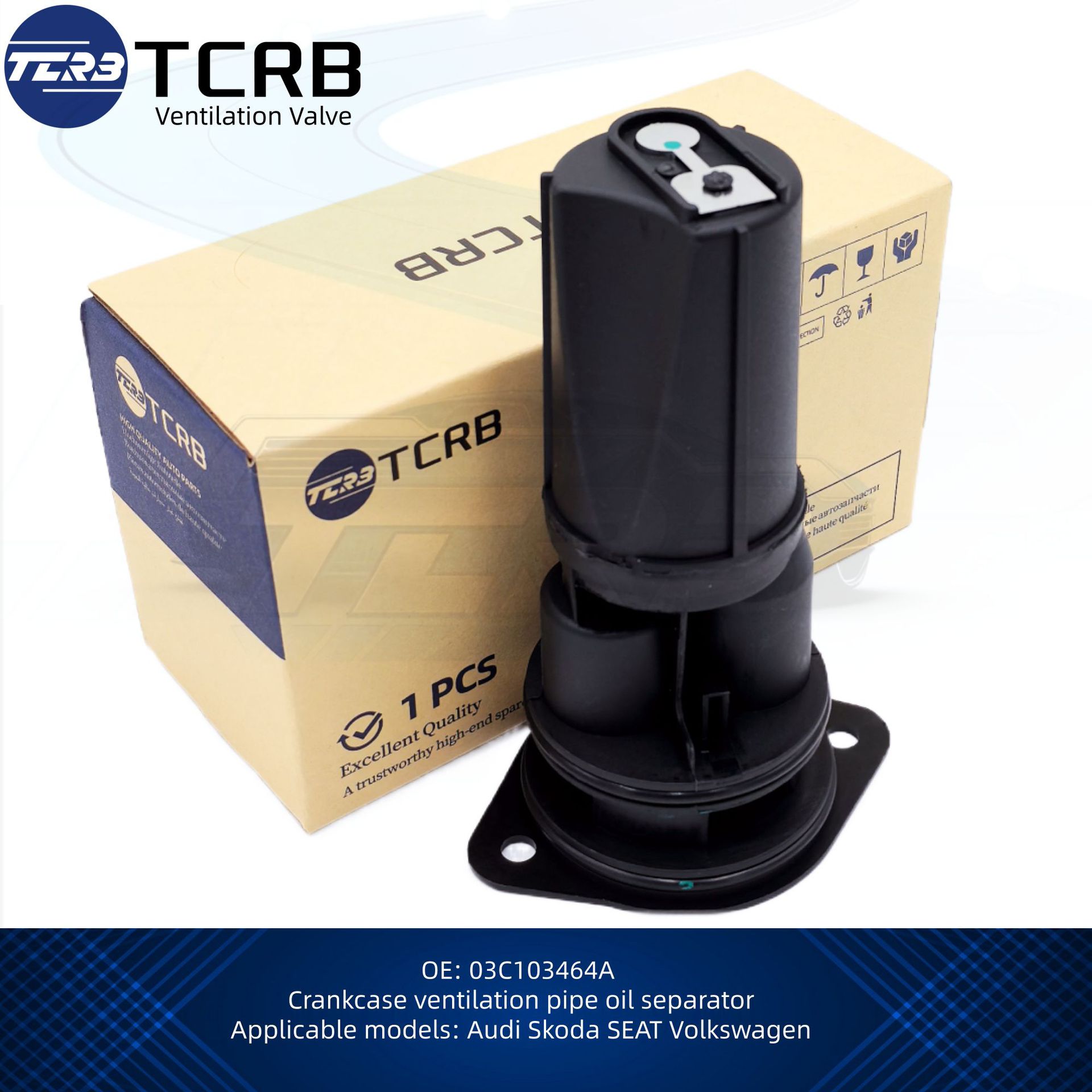 Cross-border bestseller 03C103464A suitable for Volkswagen Passat Golf oil-water separator crankcase ventilation valve