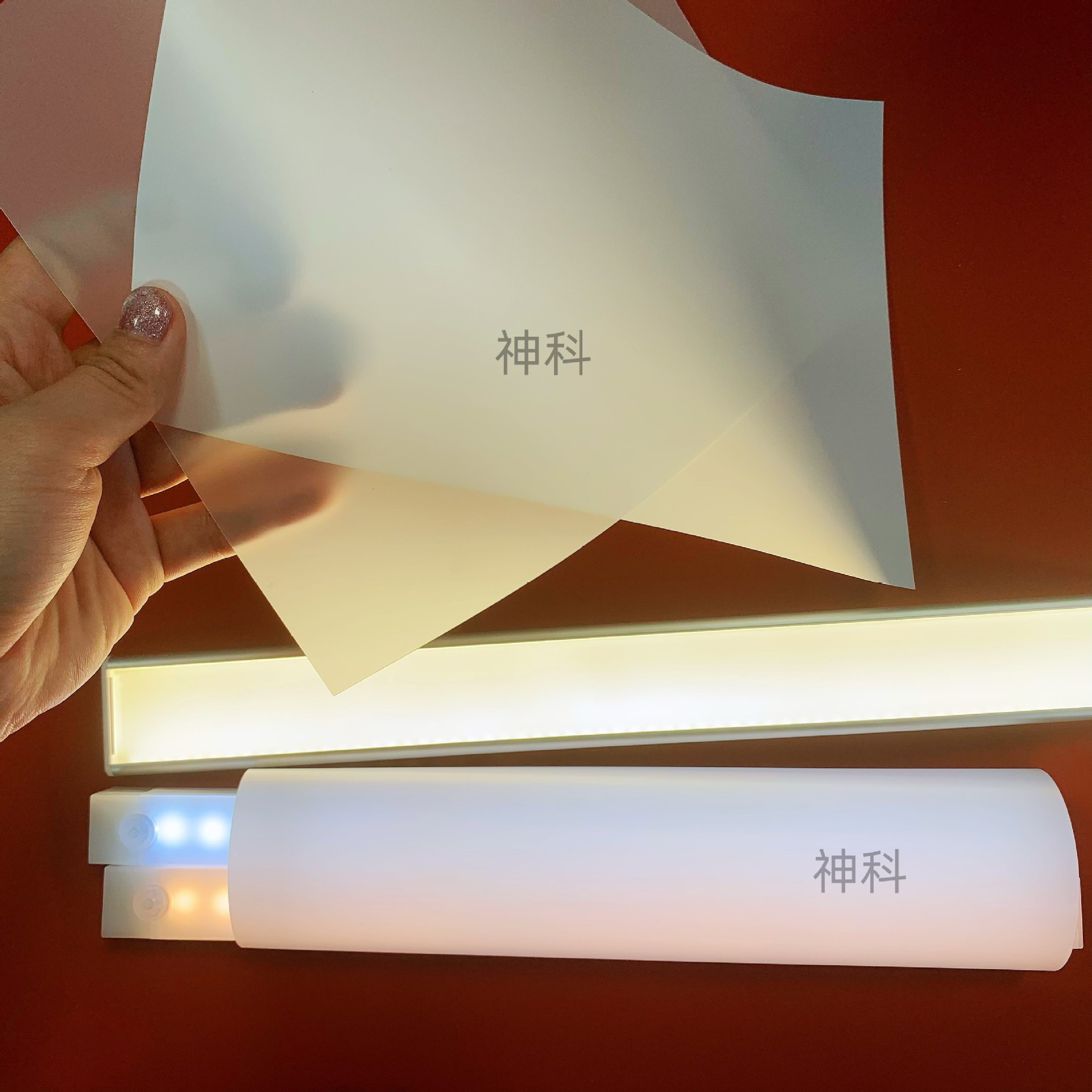 Display PC diffusion film white PET diffusion film high -fog…