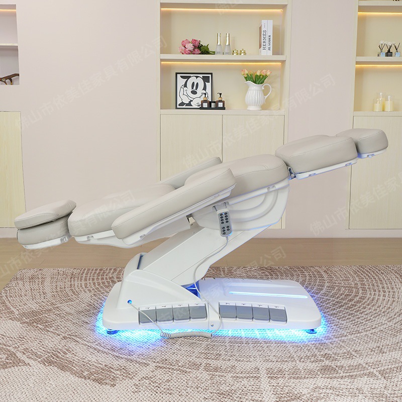 Cama de belleza eléctrica multifuncional Yimei Jia, cama especial para tatuajes de manicuras y belleza médica, cama de masaje de doble propósito