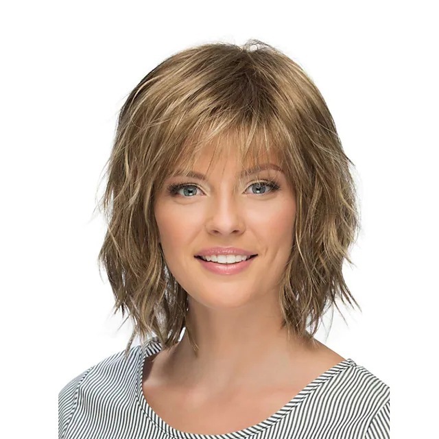 女性用美しいウィッグ新しいスタイルのグラデーションホワイトゴールドショートカーリーヘアファッションボブヘアカーリーウィッグ|undefined