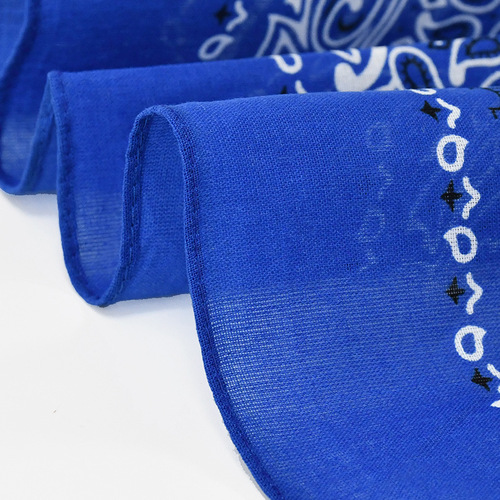 Cross-border direct supply streetwear hip-hop bandana cycling headscarf 100% cotton 30g Lipes waistnut flower headscarf