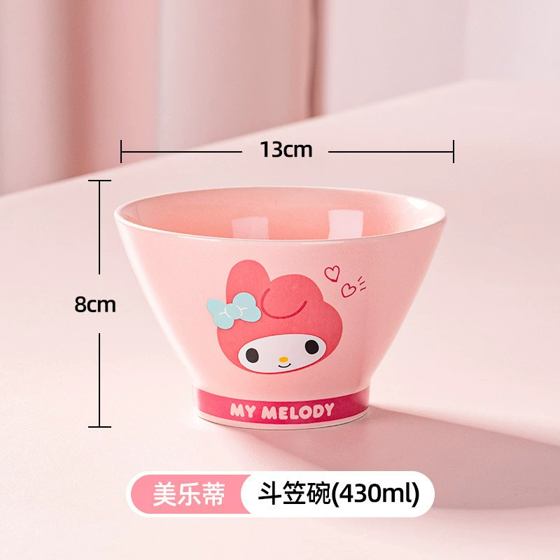 Hello Kitty, милая керамическая посуда для еды, для домашнего использования