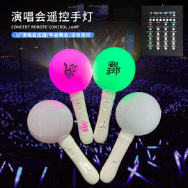 演唱会遥控手灯led15色手持助威道具KTV 酒吧气氛道具手灯球批发