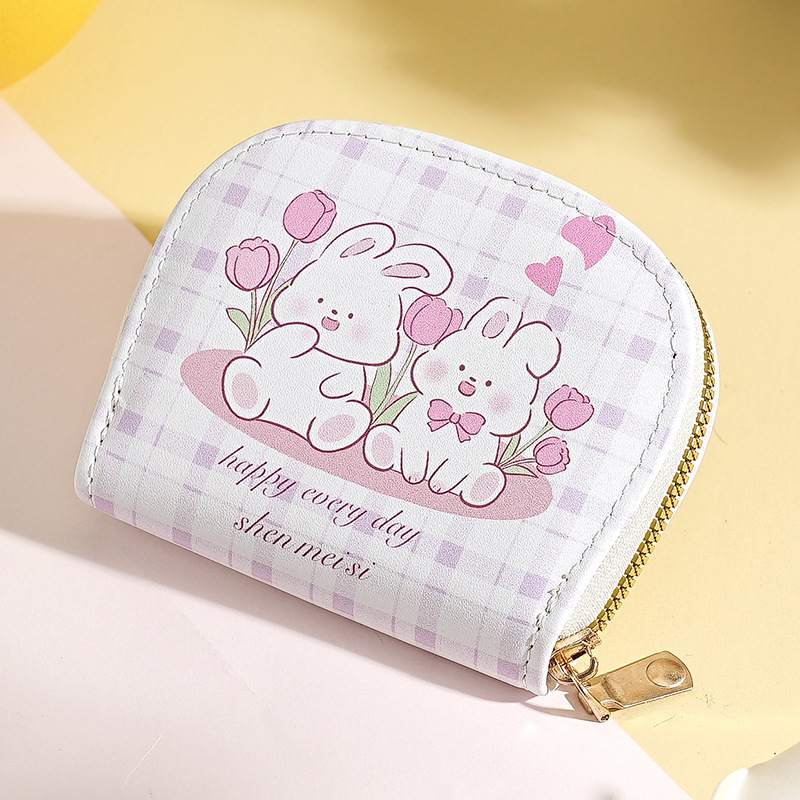 Bolso de tarjeta multitarjeta de venta caliente transfronterizo, bolso de identificación femenino, bolso de almacenamiento de tarjeta bancaria masculina, bolso de tarjeta femenino con estampado de dibujos animados lindo