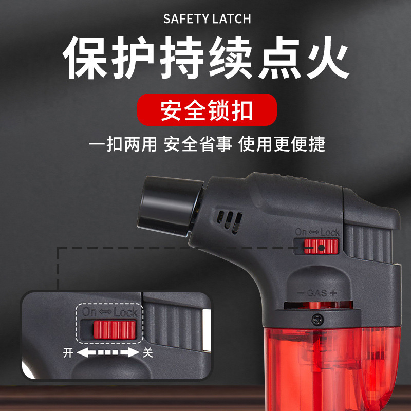 新打火机高级防风直冲打火机点火器点艾条神器点雪茄充气焊枪喷枪|undefined