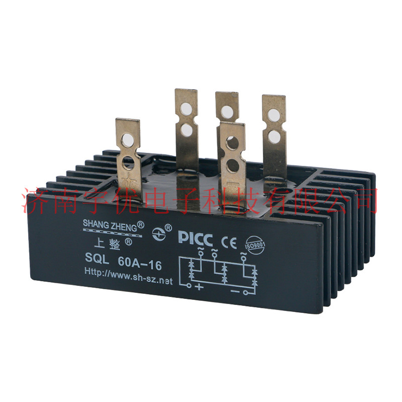 上海上整 SQL60A-16 三相桥式整流器 SQL60A1600V 桥堆三相整流桥