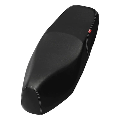 Leather Waterproof Sun Protection and – Motorcycle cushion - deluxe-edition-solid-black-leather-afr125