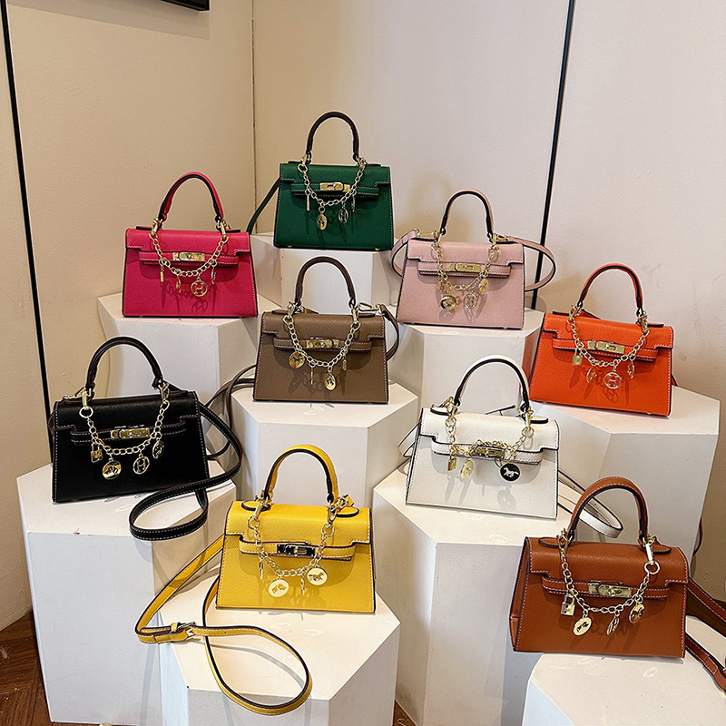New Style Mini Kelly Bag in Multiple Colors, Women's Handbag, Shoulder Bag, Crossbody Bag, Exclusively for Cross-Border Sales, Factory Wholesale