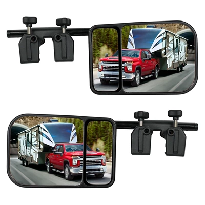 Trailer extension large field of view rearview mirror RV metal bracket reversing adjustable angle pickup truck rearview mirror cross border