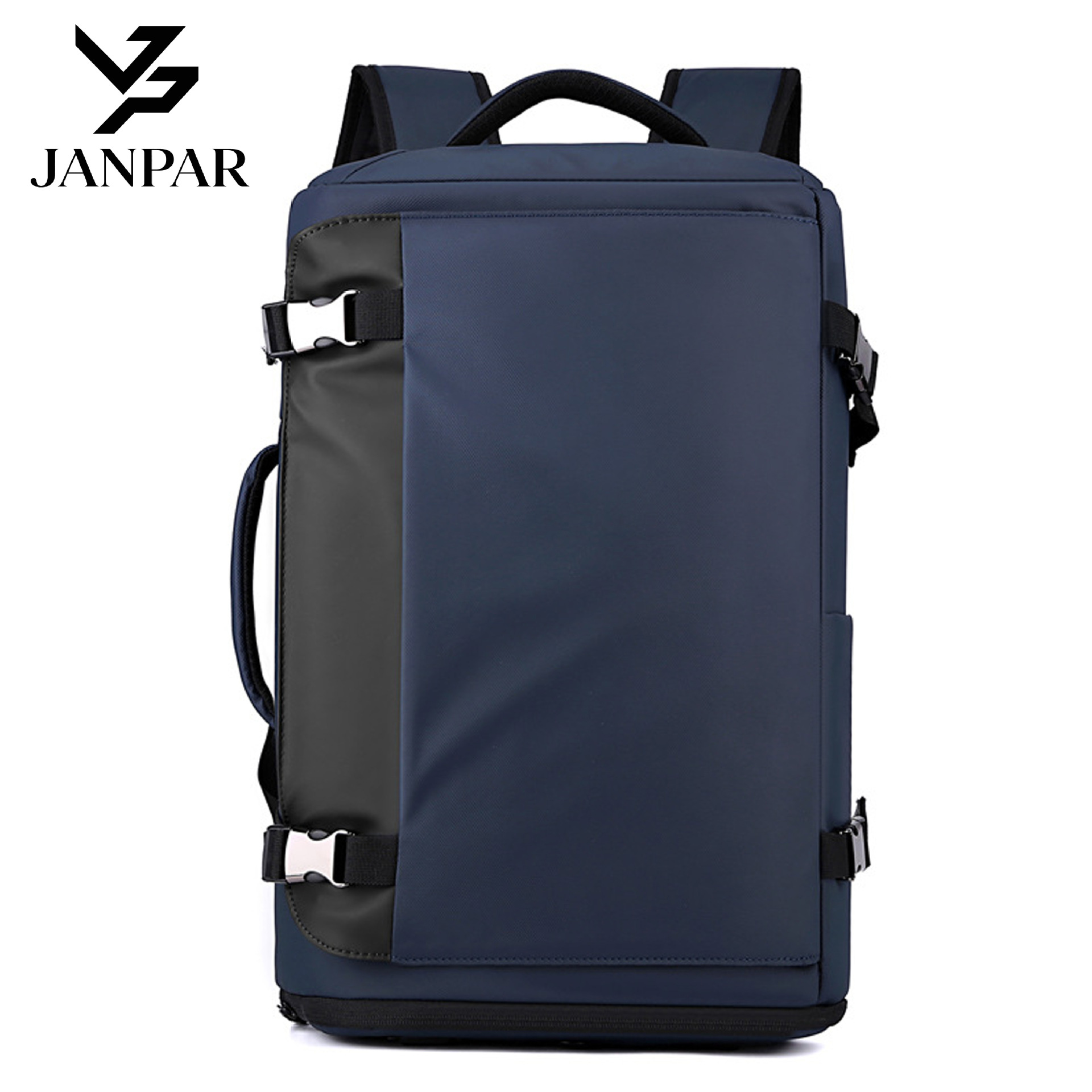 Mochila Rígida de Viaje para Hombre USB, Película Sintética, Transpirable, Compartimento para Zapatos, para Viajes de Negocios