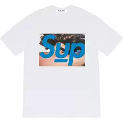 23SS UNDERCOVER FACE TEE joint head large letter short sleeve t-shirt round neck half sleeve for men and women