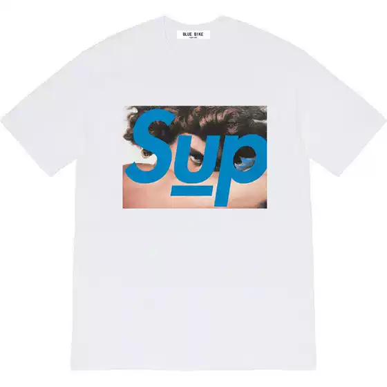23SS UNDERCOVER FACE TEE joint head large letter short sleeve t-shirt round neck half sleeve for men and women