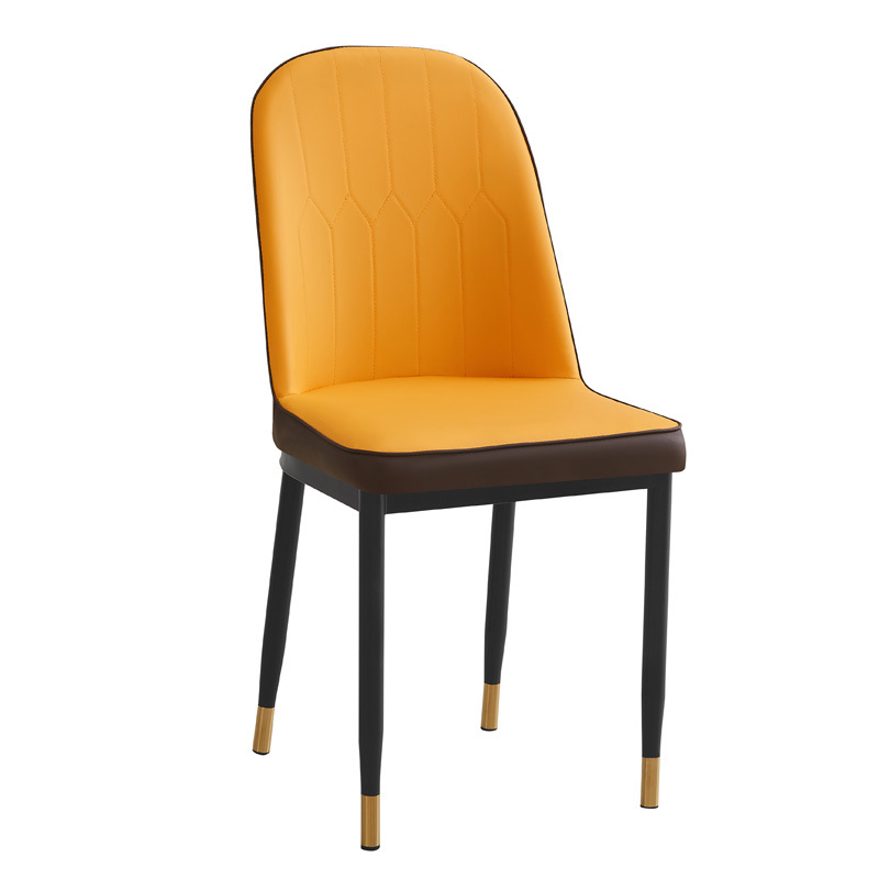 Silla de comedor de lujo ligera, taburetes domésticos, estilo nórdico simple, mesas y sillas de maquillaje en línea, restaurantes de hotel, mesas y sillas de comedor de hierro forjado