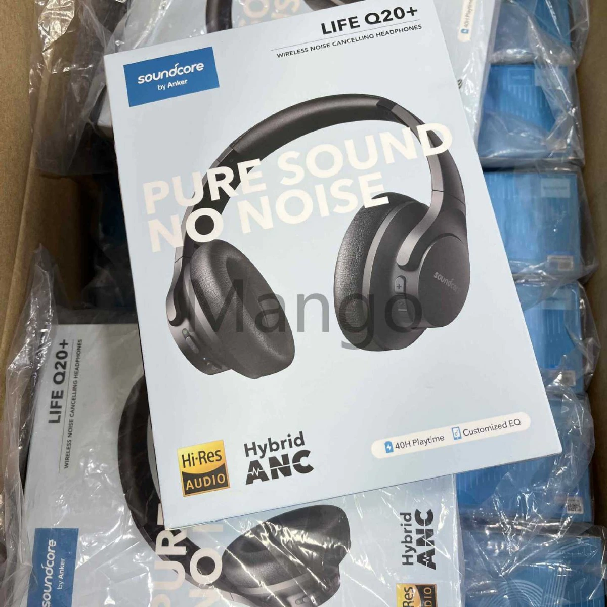 Soundcore Sound широкий Q20+ наушники с Bluetooth, активное шумоподавление, игровая гарнитура e-sports