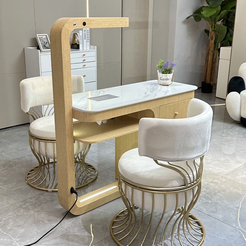 Mesa de manicuras transfronterizas mesa de manicuras con aspiradora mesa de manicuras de una sola persona comercio exterior mesa de manicuras mayorista para aumentar la mesa de manicuras