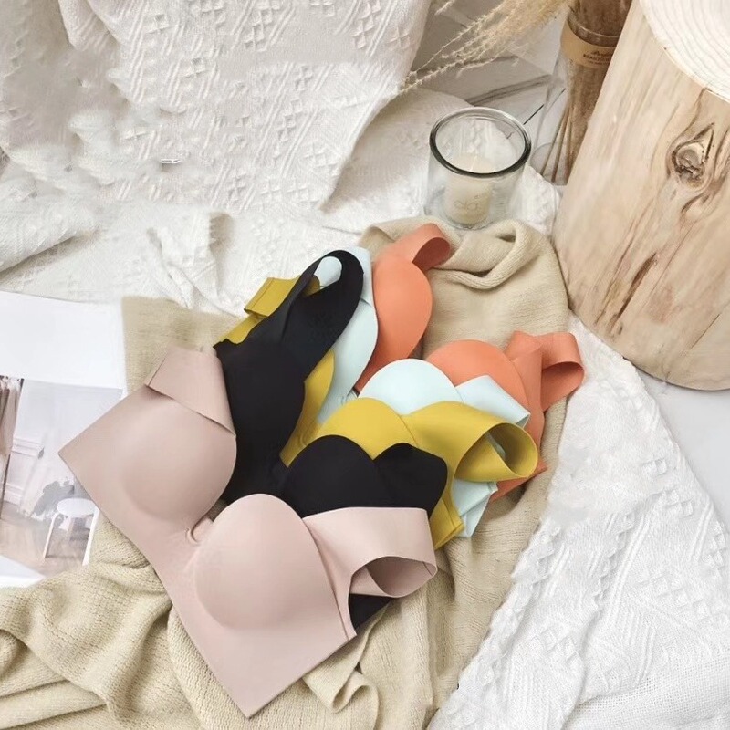 Japanese Original Invisible Breasted Vitamin Vest Small Chest Push-Up Sexy No Steel Ring Non-Traceless Glazing Sports Underwear