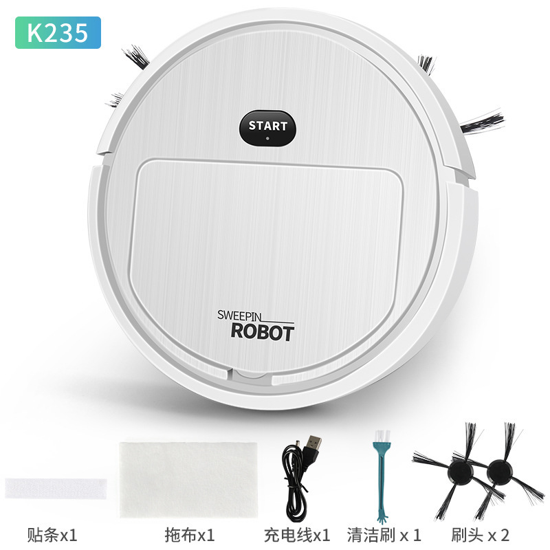 Robot de barrido de carga mini máquina de limpieza automática inteligente aspiradora perezoso pequeños electrodomésticos fábrica al por mayor directa
