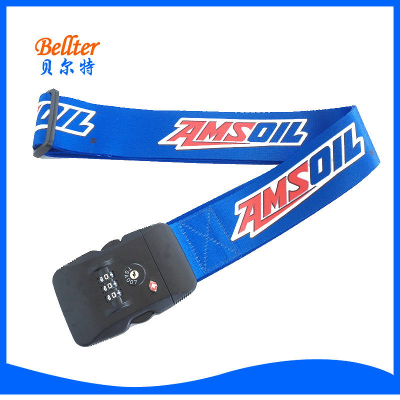 行李箱捆绑带旅行箱一字行李带TSA密码锁打包带行李带