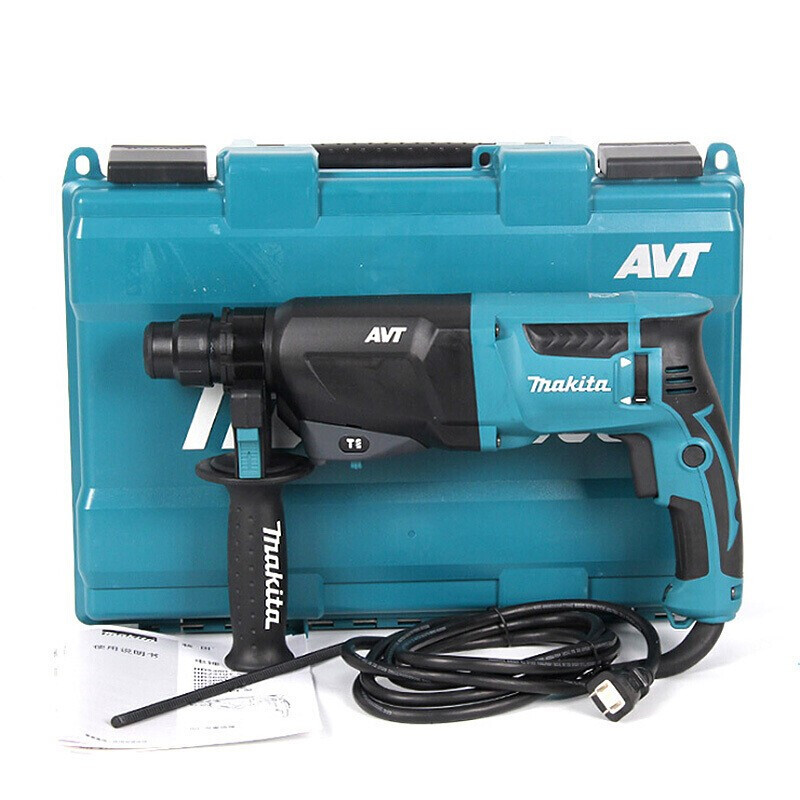 Muchieda muchieda martillo eléctrico de tres funciones 26mm taladro de impacto HR2631F de alta potencia 800 vatios de concreto perforado