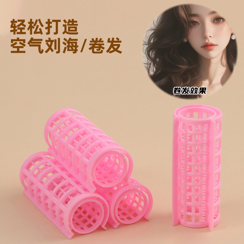 Rizador de Cabello de Doble Capa, Pinza de Plástico para Peinar, Herramienta de Peluquería para Amazon, Mayorista Transfronterizo