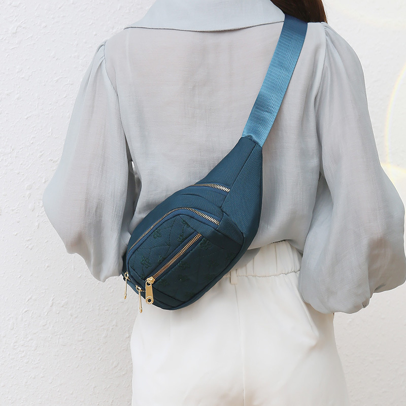 2022 nuevo bolso de cintura de moda de mujer de gran capacidad portátil cajero monedero versátil bolso de pecho multifuncional