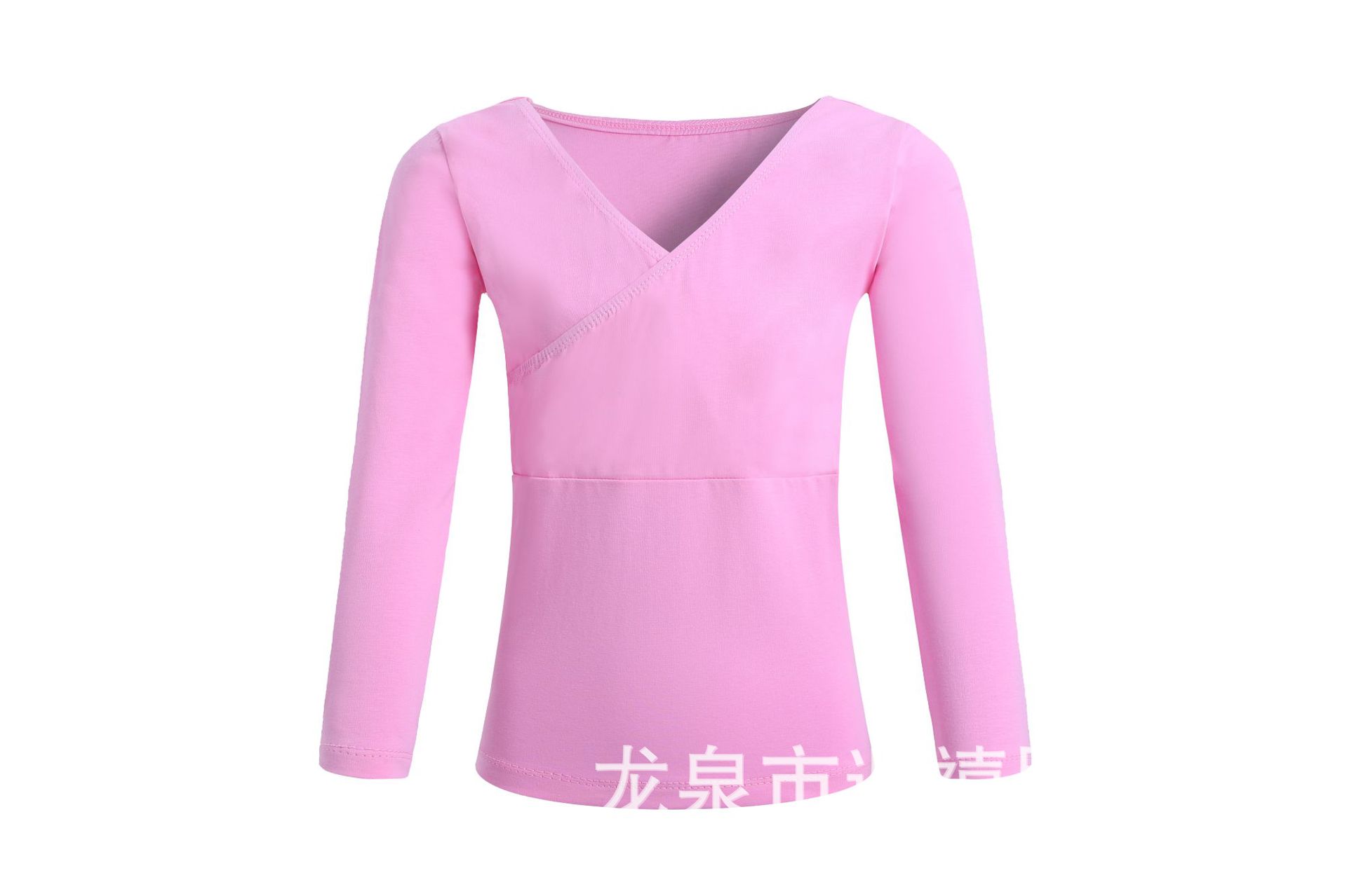 Pink-Long-sleeved body suit