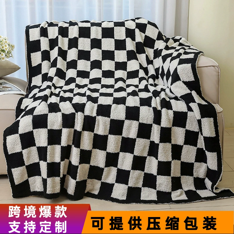 Трансграничные одеяла для офиса для сна in кровать тканые одеяла для гостиной диваны для отдыха маленькие одеяла