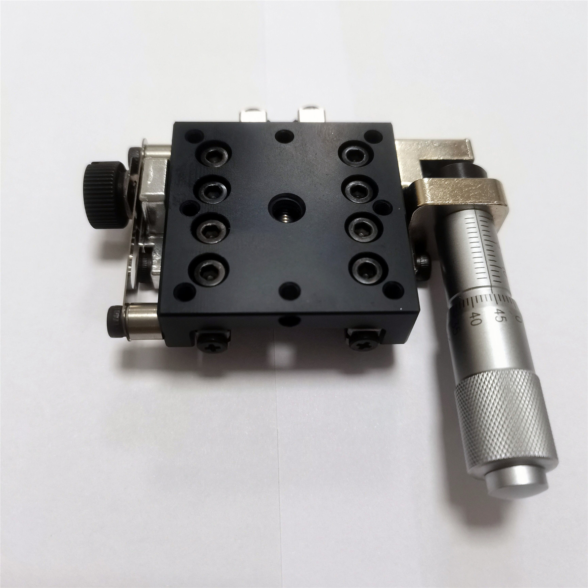 X轴平移台S1-40(18H)C 千分尺手动位移精密手动微调平台滑台