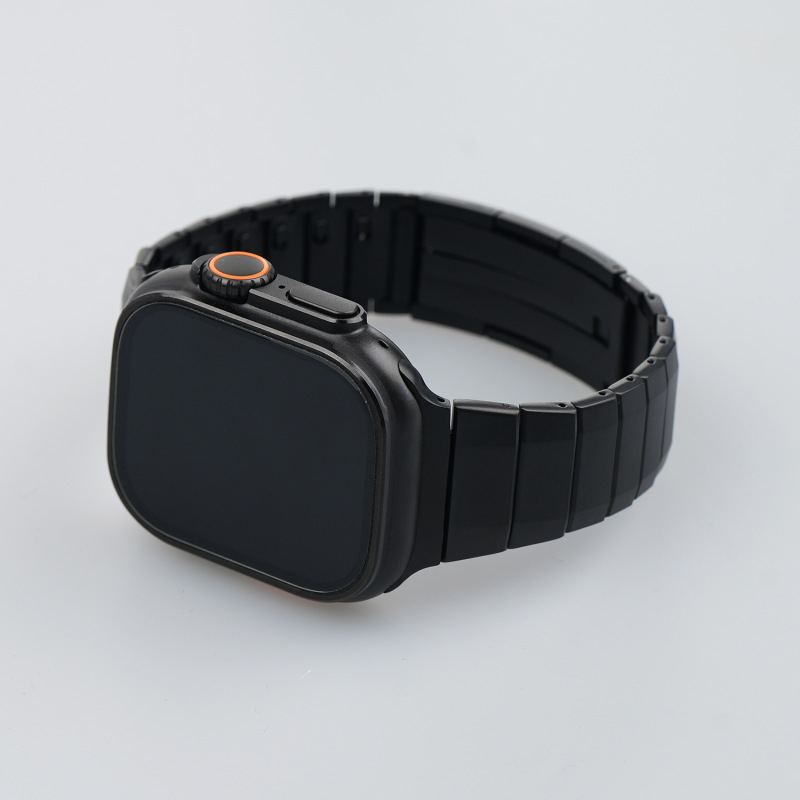 适用苹果applewatch10不锈钢表带iwatchs987Ultra2钛金属金属表带|undefined
