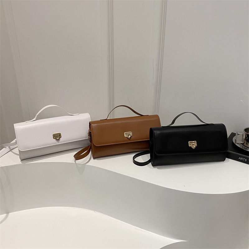 2025 nueva primavera de mujeres bolsas axila francesas nichos bolsas de moda de bloqueo bolsas de hombro para mujeres coreanas image 5