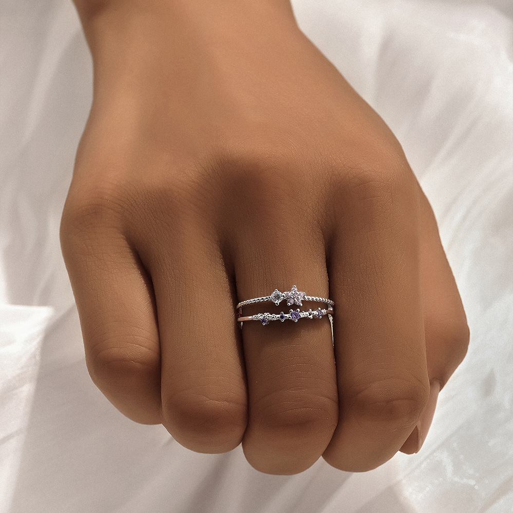 2g Weight Zircon Inlay Material Open Rings Classification Adjustable Ring Size 1 Piece Quantity Daily Occasion 925 Sterling Silver Material Cross, Heart Shape, Butterfly Pattern All Seasons Season Women's Gender Plating, Inlay Design Simple Style, IG Style Style 925 Sterling Silver Zircon Cross Heart Shape Butterfly Open Rings 925 Sterling Silver Rings 39