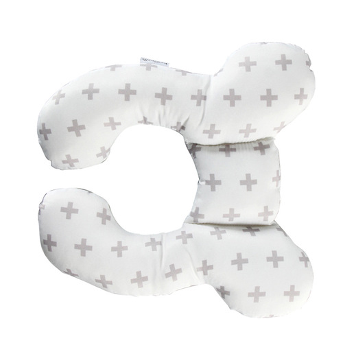 Baby Stroller Fixed Head Pillow Car Seat Sleeping Neck Pillow Two Corner Flower Pillow Wholesale