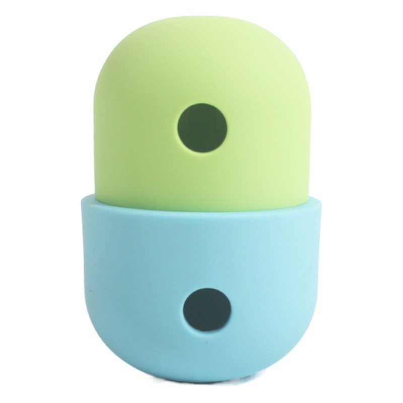 Amazon nuevos suministros para mascotas perro goteando bolas de juguete de silicona mordisqueando cuencos divertidos para comer al aire libre oler la "bola" image 1