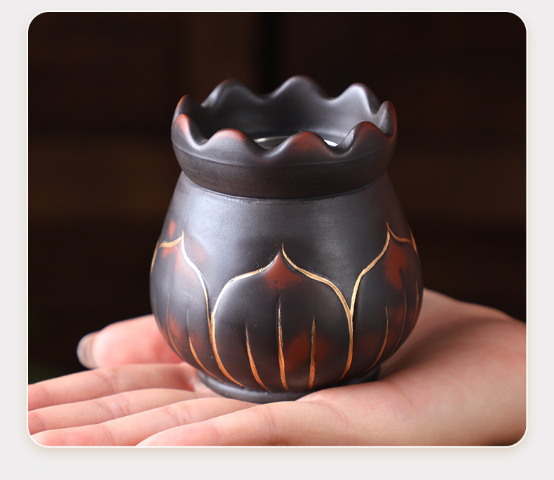 Red Bian Stone Fire Dragon Moxa Jar Huo Long Guan Home Moxibustion Massage Tool preparation