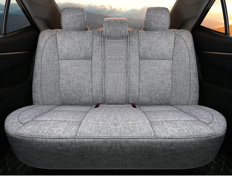 Toyota Corolla One Car One Edition Special Special Four Seasons Full Surrounded Linen Car Cushion Five-seat Car Seat Cover