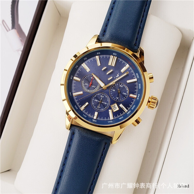 Popular High-Looking Mini Focus Brand Watch Steel Strap Men's Watch Multi-Functional Quartz Watch Waterproof Popular Men's Watch