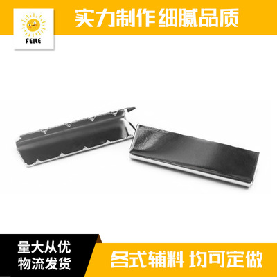 廠銷金屬銅鐵馬仔夾扣  五金配件尾夾服裝輔料皮帶尾夾扣歡迎定制