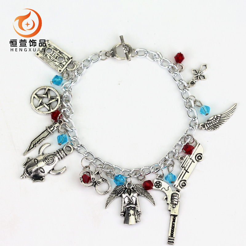 Europe and the United States film and television around the evil force bracelet personality evil ghost evil spirit juvenile alloy otbuckle bracelet wholesale