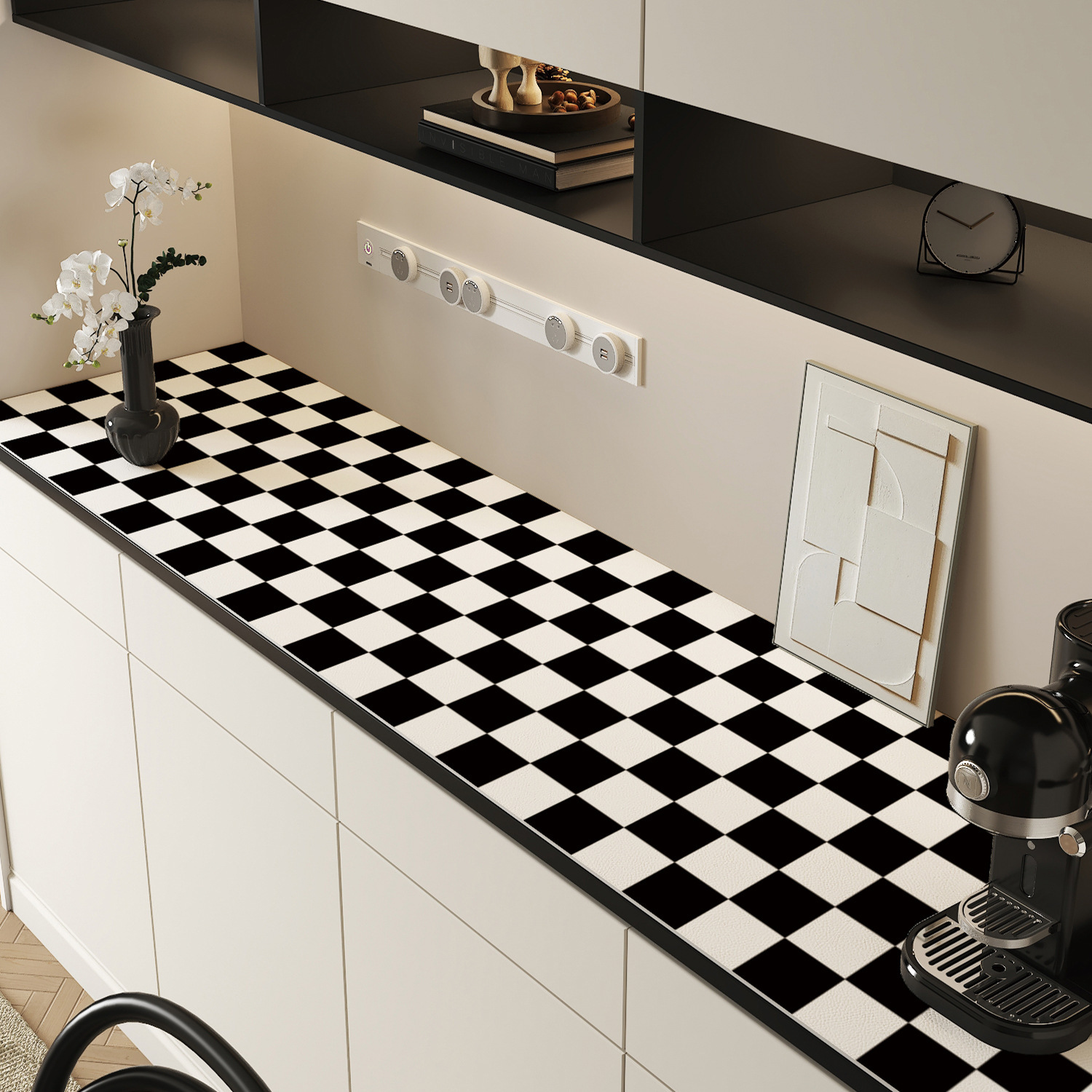 简约皮革电视柜保护垫防水防油免洗玄关柜长条鞋柜餐边柜桌防尘垫