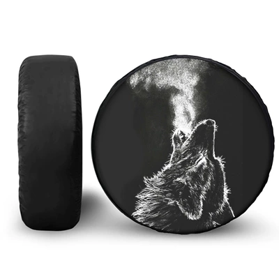 Compass Rose Black Spare — Spare wheel cover