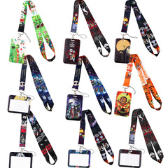 恐怖聖誕手機繩門禁卡套 公交卡工作證學生卡廠牌掛繩批發