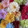 Simulation French peony flower head background wall Rose fake flower manual DIY decorative flower head cross -border bachelor hat